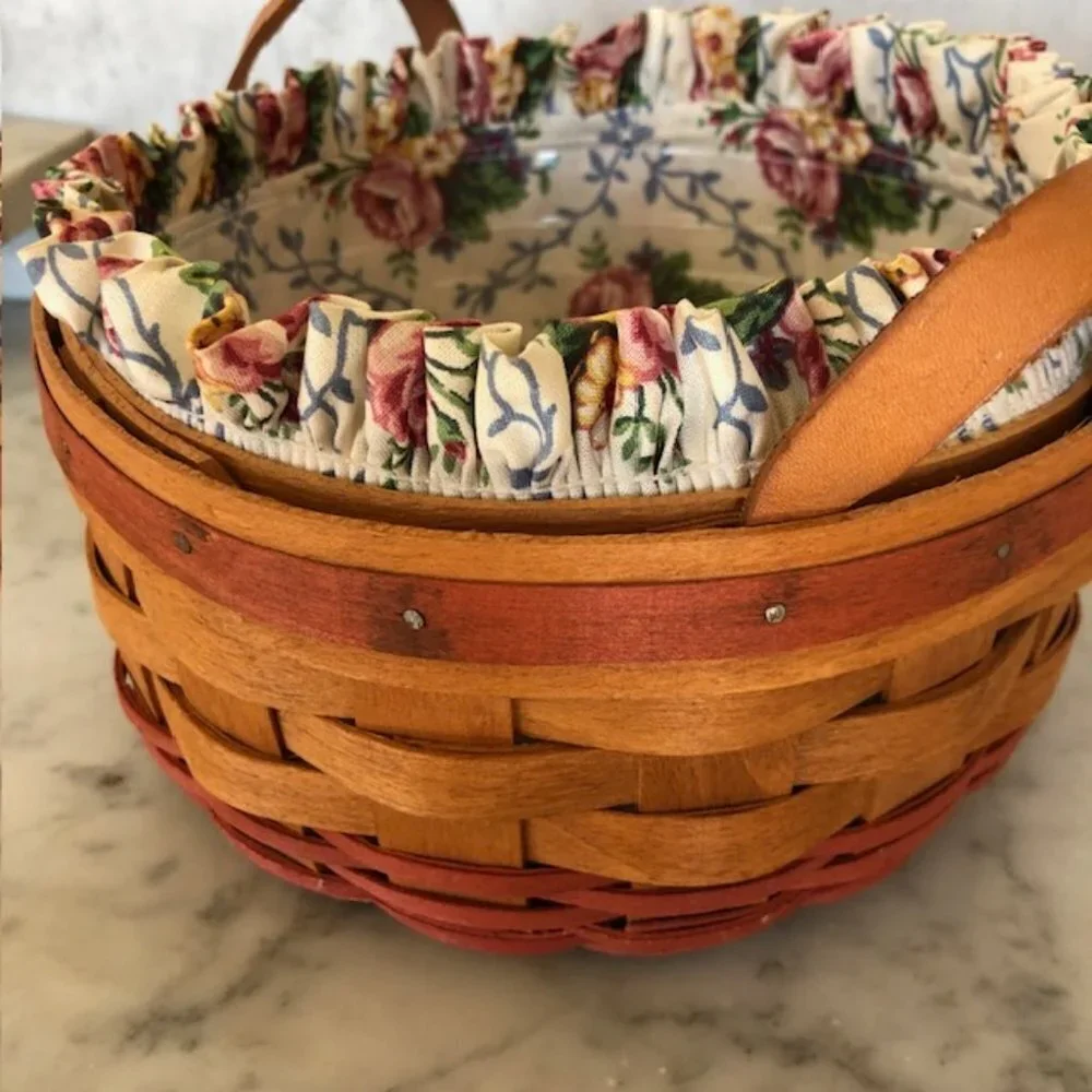 LONGABERGER Mother's Day Basket of Love Liner Protector 1995